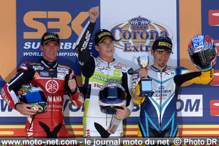Podium SBK 1 - Les manches Superbike et Supersport de Grande Bretagne 2007 à Brands Hatch sur Moto-Net.Com
