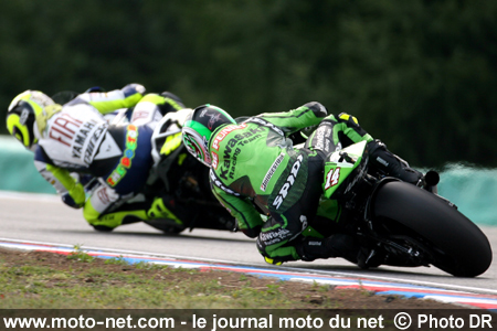 Valentino Rossi et Randy de Puniet - Grand Prix MotoGP de République Tchèque 2007 : le tour par tour sur Moto-Net.Com