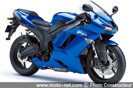 ZX-6R mod 2008 - Première série de nouveautés Kawasaki 2008 sur Moto-Net.Com