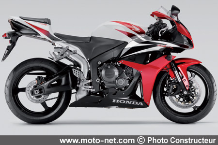 CBR600RR - Nouveaux coloris Honda 2008 sur Moto-Net.Com