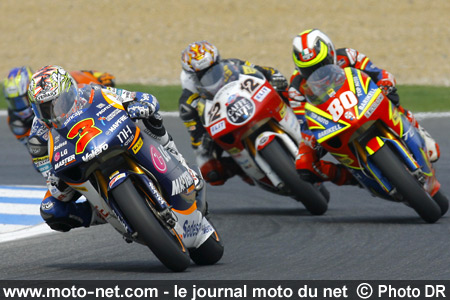 De Angelis, Barbera, Luthi et H. Aoyama - Grand Prix Moto du Portugal 2007 : le tour par tour sur Moto-Net.Com