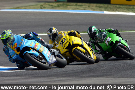  Chris Vermeulen, Sylvain Guintoli et Randy de Puniet - Grand Prix Moto du Portugal 2007 : le tour par tour sur Moto-Net.Com
