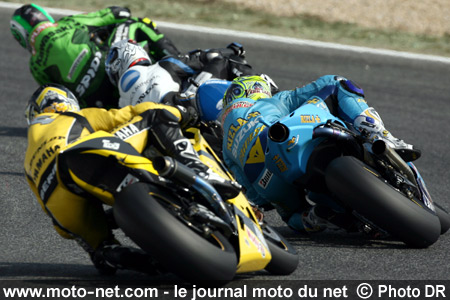 De Puniet, Nakano, Vermeulen et Guintoli - Grand Prix Moto du Portugal 2007 : le tour par tour sur Moto-Net.Com