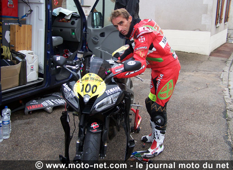 Moto-tour 2007 - mercredi 10 octobre : Denis Bouan en haut de l'affiche