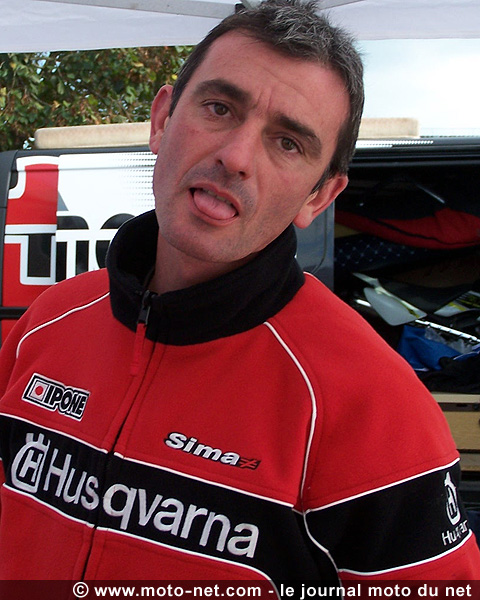 Moto-tour 2007 - mercredi 10 octobre : Denis Bouan en haut de l'affiche