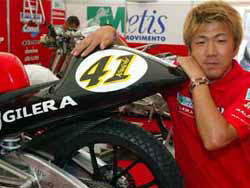 Youichi Ui espère des jours meilleurs chez Gilera...