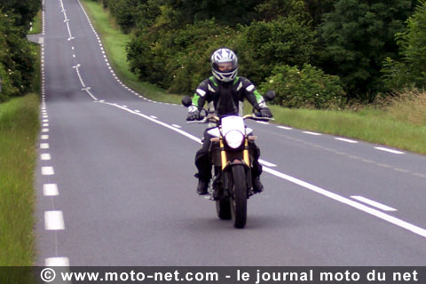 Essai de la Derbi 659 Mulhacén