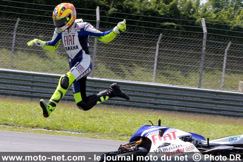 Valentino Rossi aux essais de Sepang - Chutes, blessures et conséquences en MotoGP