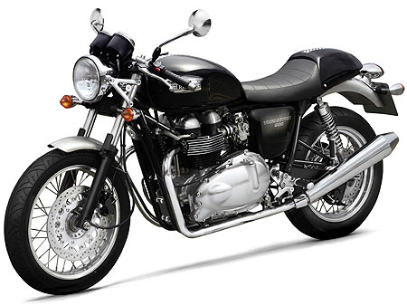 Triumph 900 Thruxton 2004 en version Jet Black