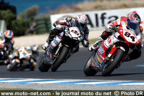 Fabrizio, Xaus, Nieto, Checa et Neukirchner - Doublé du Duc d'Australie