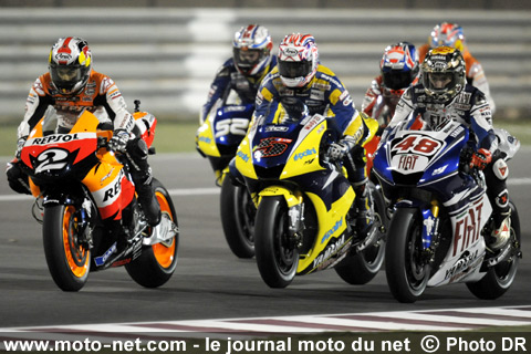 Pedrosa, Edwards, Lorenzo, Stoner, Toseland et Hayden - Grand Prix Moto du Qatar 2008 : le tour par tour sur Moto-Net.Com