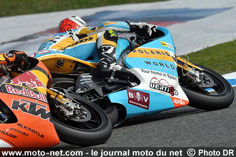 Mattia Pasini et Mika Kallio - Grand Prix Moto d'Espagne 2008 : le tour par tour sur Moto-Net.Com