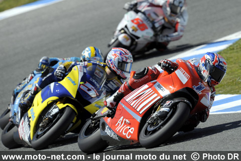  Stoner, Edwards, Capirossi et Nakano - Grand Prix Moto d'Espagne 2008 : le tour par tour sur Moto-Net.Com