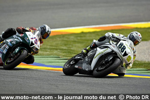 Andrew Pitt et Luka Nedog - Le Superbike met le feu à Valence !
