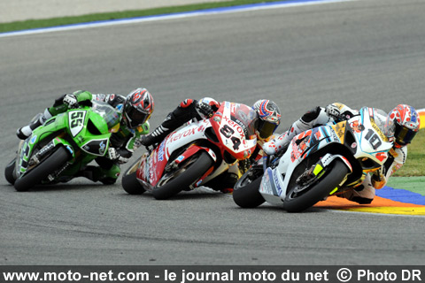 Fonsi Nieto, Michel Fabrizio et Régis Laconi - Le Superbike met le feu à Valence !