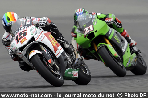 Alex de Angelis et John Hopkins - Grand Prix de Chine MotoGP 2008 : le tour par tour sur Moto-Net.Com