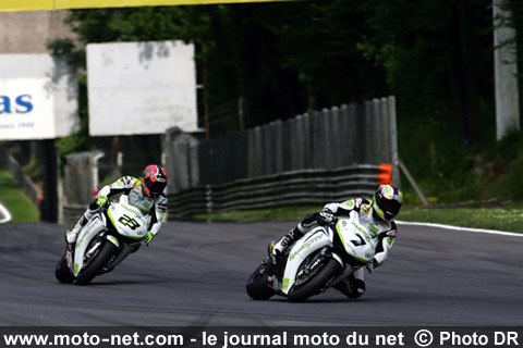 Carlos Checa et Ryuichi Kiyonari - La marseillaise retentit à Monza !