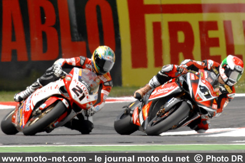 Noriyuki Haga et Troy Bayliss - La marseillaise retentit à Monza !