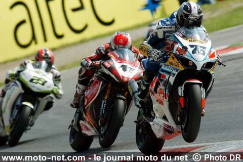 Max Neukirchner, Noriyuki Haga et Ryuichi Kiyonari - La marseillaise retentit à Monza !