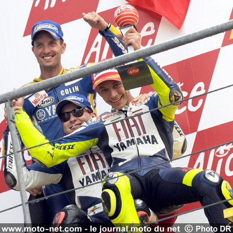 Colin Edwards, Jorge Lorenzo et Valentino Rossi - Grand Prix d'Italie MotoGP 2008 : la présentation sur Moto-Net.Com