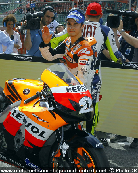 Dani Pedrosa - Grand Prix de Catalogne MotoGP 2008 : la présentation sur Moto-Net.Com