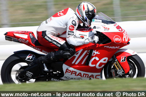 Sylvain Guintoli - Grand Prix de Grande-Bretagne MotoGP 2008 : la présentation sur Moto-Net.Com