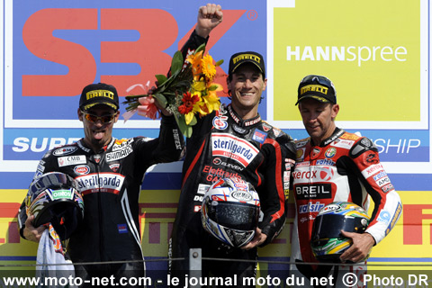 Ruben Xaus 1er, Max Biaggi 2ème et Troy Bayliss 3ème - Mondial Superbike Saint-Marin 2008 : Un partout pour l'Allemagne, l'Espagne... et l'Australie !