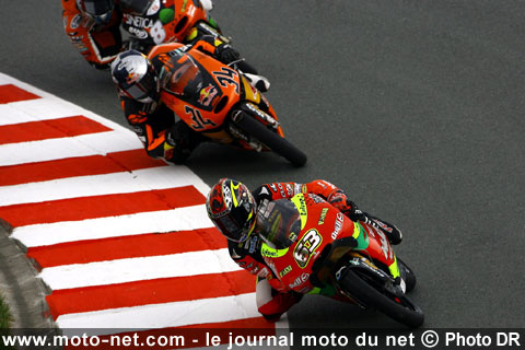 Le Grand Prix d'Allemagne 125 tour par tour
