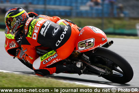Le Grand Prix d'Allemagne 125 tour par tour