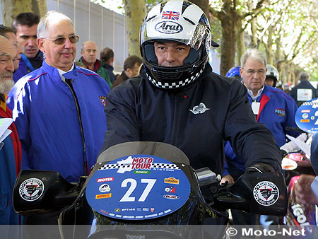 Jacky Grolet, 45ème scratch sur sa Triumph Tiger de 1996