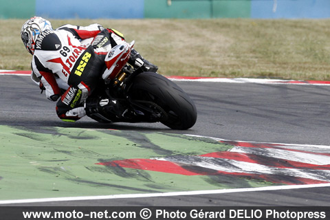  Supersport : Julien Enjolras - Sixième épreuve du Championnat de France Superbike 2008 à Magny-Cours