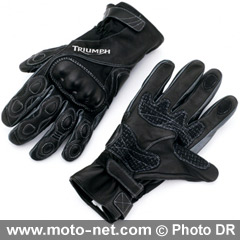 Essai gants Triumph Roadster 