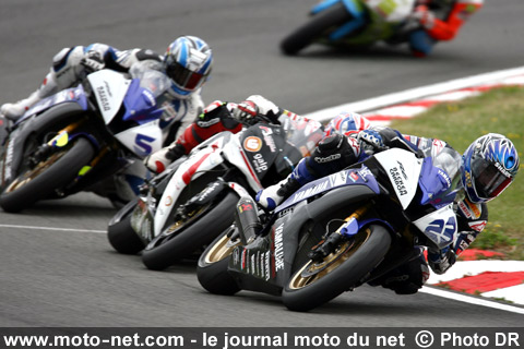 Parkes, Jones, Harris et Brookes - Mondial Superbike Angleterre 2008 : Dimanche marquant à Brands-Hatch...
