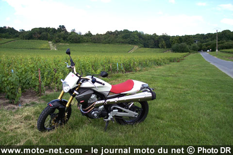 Essai de la Derbi 659 Mulhacén