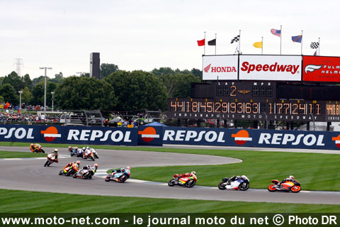 Le Grand Prix des États-Unis 125 tour par tour