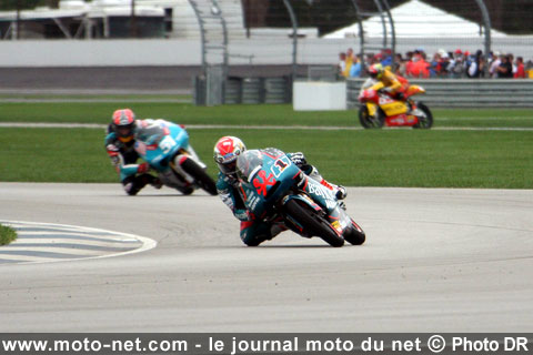 Le Grand Prix des États-Unis 125 tour par tour