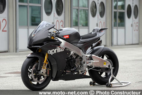 Aprilia lève le voile la RSV4 de série