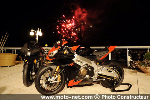 Aprilia lève le voile la RSV4 de série