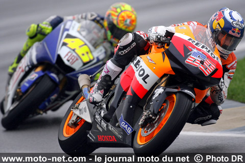 Nicky Hayden et Valentino Rossi - Grand Prix du Japon MotoGP 2008 : la présentation sur Moto-Net.Com