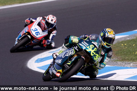 Le Grand Prix d'Australie 125 tour par tour