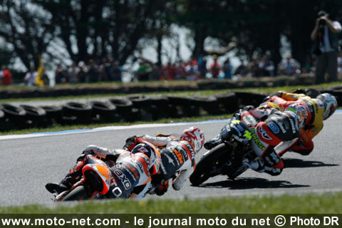Le Grand Prix d'Australie 125 tour par tour