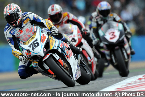 Max Neukirchner, Michel Fabrizio et Max Biaggi - Mondial Superbike France 2008 - Le retour des deux rois australiens !