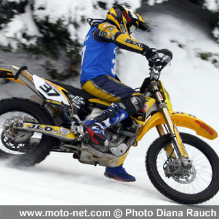 Roulage moto su glace : Mister Freeze is back !