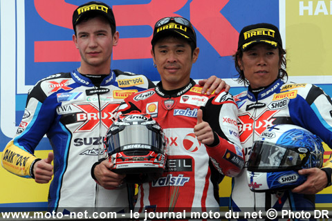 Haga 1er, Neukirchner 2ème et Kagayama 3ème - Mondial Superbike Australie 2009 : Haga prend les rênes du championnat !