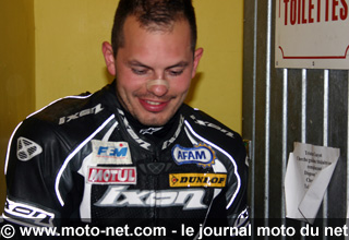 Thomas Grilli après - Les 24H Moto du Mans 2009 en direct sur Moto-Net.Com