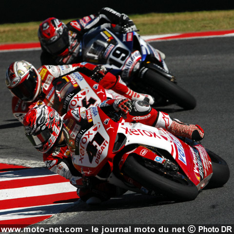Noriyuki Haga, Michel Fabrizzio et Ben Spies - Mondial Superbike Afrique du Sud 2009 : Quadruplé de Ducati Xerox à Kyalami !
