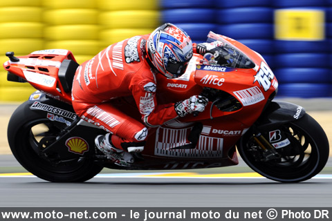 Nicky Hayden - Giro di Mugello : Tous à l'aspi de Valentino Rossi !