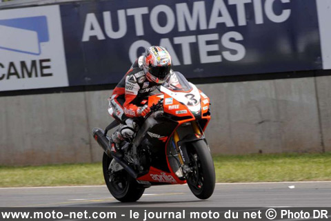 Max Biaggi - Mondial Superbike Grande-Bretagne 2009 : Big Ben remet les pendules à l'heure !