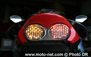 Feu arrière LEDs monté