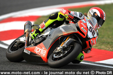 Simoncelli - Mondial Superbike Italie 2009 : Le suspense monte de deux crans à Imola !